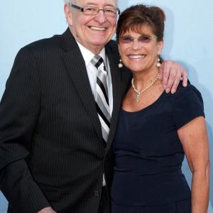 Henry Darrow and wife Lauren Levian, ALMA Awards 2012