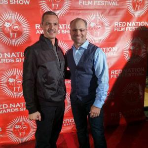 Red Carpet premiere of Strike One with actorproducer Billy Gallo at the Red Nation Film Festival Beverly Hills CA November 10th 2014