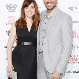 Alyson Hannigan and Alexis Denisof at event of Much Ado About Nothing 2012