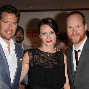 Amy Acker Alexis Denisof and Joss Whedon at event of Much Ado About Nothing 2012