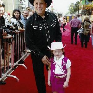 Charles Dennis and his daughter Ethne Bliss at the world premiere of Home on the Range April 2 2004 at the El Capitan Theatre in Hollywood