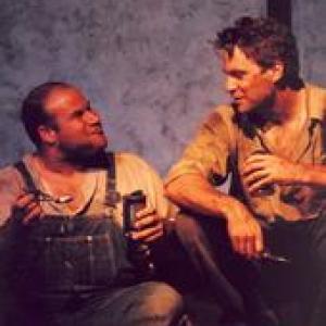 Robb Derringer, Eric John Scialo as George and Lennie, Of Mice and Men, Pacific Resident Theatre.