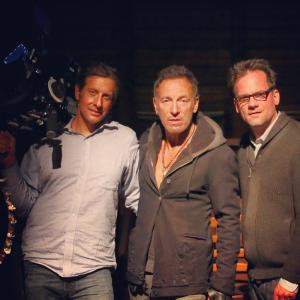With Bruce Springsteen, and director Thom Zimny.