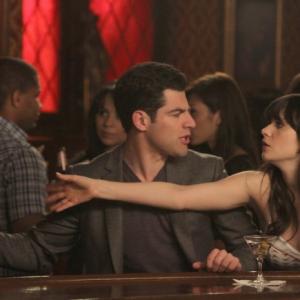 Still of Zooey Deschanel and Max Greenfield in New Girl 2011
