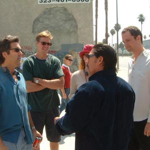 Bob Hilgenberg Rob Muir directing Danny Trejo and Johnny Sneed