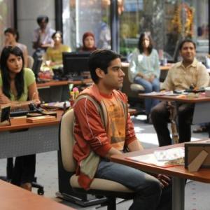 Still of Sacha Dhawan and Parvesh Cheena in Outsourced 2010
