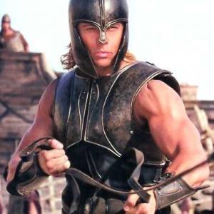 Brad Pitt as Achilles Character and Costume designed by Mariano A Diaz along with Bob Ringwood