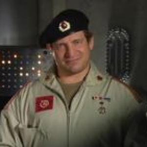 Commander Oleg Vodnik from the video game Red Alert 3 Command and Conquer
