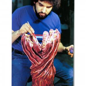 Ken Diaz working on The Thing 1982