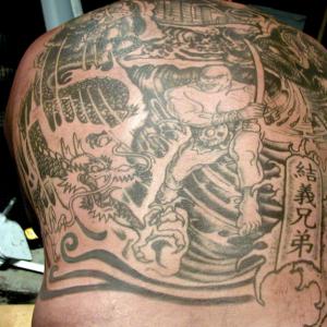 Toru Tanaka as the Tattoo Pirate in 
