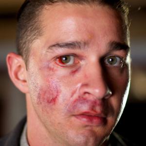 Shia LaBeof as Jack Bondurant in Lawless Makeup designed and applied by Ken Diaz
