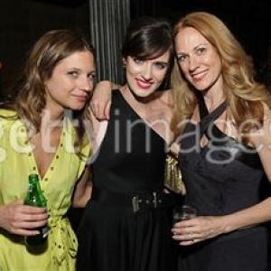 Vanessa Ray Anna Wood and Marsha Dietlein Nice Guy Johnny afterparty