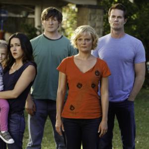 Still of Martha Plimpton Garret Dillahunt Shannon Woodward Jimmy Lucas and Rylie Cregut in Mazyle Houp 2010