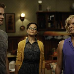 Still of Martha Plimpton Garret Dillahunt and Jenny Slate in Mazyle Houp 2010