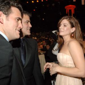 Sandra Bullock George Clooney and Matt Dillon at event of 12th Annual Screen Actors Guild Awards 2006