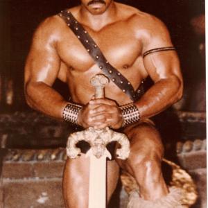STARRING IN UNIVERSALS STUDIOS LIVE CONAN THE BARBARIAN SWORD AND SORCERY SPECTACULAR 19821993