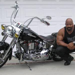 My custom Harley Davidson used in numerous film projects