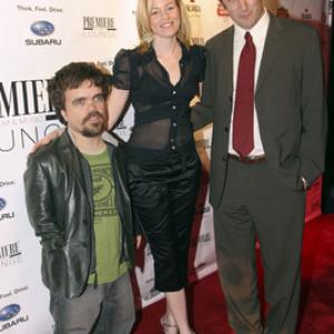 Elizabeth Banks Peter Dinklage and Michael Showalter at event of The Baxter 2005