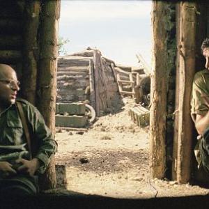 Still of Rene Bitorajac and Branko Djuric in No Man's Land (2001)
