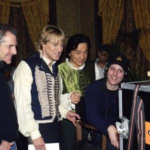 Jackie Chan, Owen Wilson and David Dobkin in Shanghai Knights (2003)