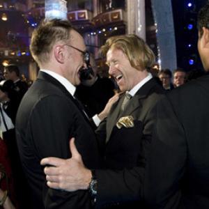 Danny Boyle director Slumdog Millionaire and Anthony Dod Mantle Cinematographer Slumdog Millionaire during the 81st Annual Academy Awards from the Kodak Theatre in Hollywood CA Sunday February 22 2009 live on the ABC Television Network