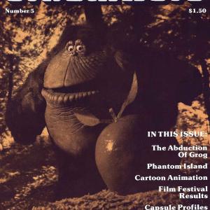John Dods animated character Grog is featured on Cinemagic Magazine issue 5