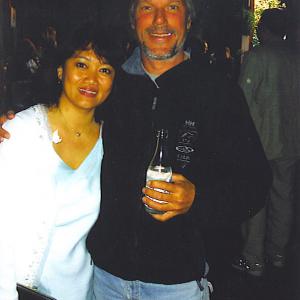 Editha Domingo with Kjell Sundvall in the 20th anniversary of Sonet Film. year 2003