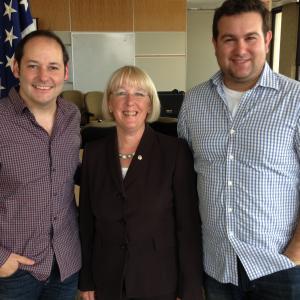 With Senator Patty Murray and Producer Ilan Arboleda (2013)