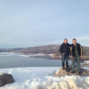 With Kenny Toone at Belvoir Reservoir Utah 2014