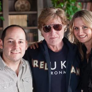 With Robert Redford and Kate Lacey (Skywalker Ranch, 2011)
