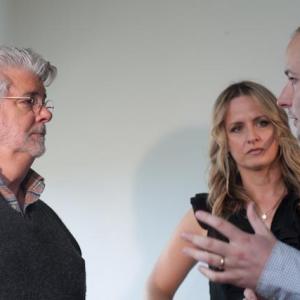 With George Lucas and Kate Lacey (San Francisco, 2011)