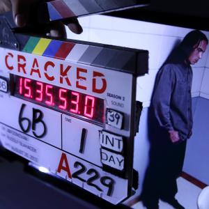 Slate from the set of Cracked, season 2, 