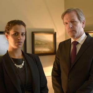 Still of Martin Donovan and Athena Karkanis in The Lottery (2014)