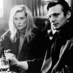 Still of Liam Neeson and Alison Doody in A Prayer for the Dying 1987