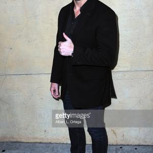 Mike Dopud arrives at the Skin Trade Premiere