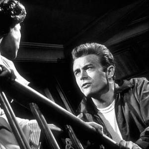 James Dean and Ann Doran in Rebel Without A Cause 1955 Warner  MPTV