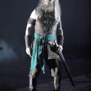 Kerry Dorey as King Theoden in the World Premier of the Lord of the Rings, Princess of Wales Theater, Toronto