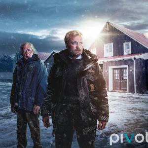 Still of Michael Gambon and Richard Dormer in Fortitude 2015