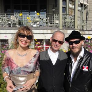 Eva Dorrepaal John Waters and Edwin Brienen at Lausanne Film Festival