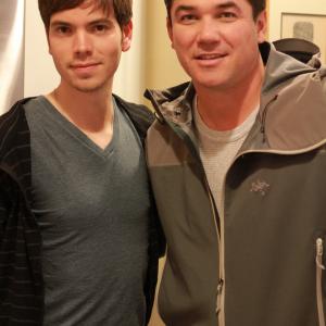Bradley Dorsey  Dean Cain on the set of Meant to Be