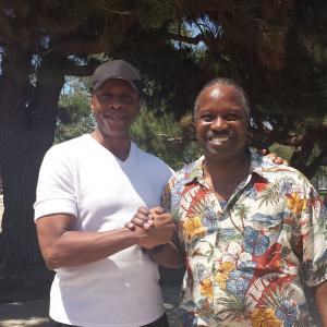 Actor Lawrence Hilton Jacobs and ActorWriter Nay K Dorsey June 2014