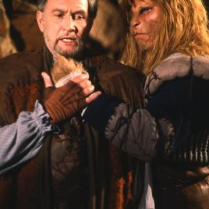 Still of Ron Perlman and Roy Dotrice in Beauty and the Beast 1987
