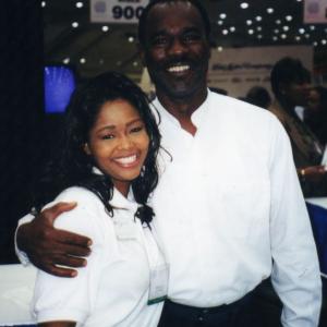 Anthonia Kitchen with actor Glynn Turman