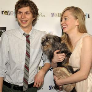 Michael Cera and Portia Doubleday at event of Youth in Revolt 2009