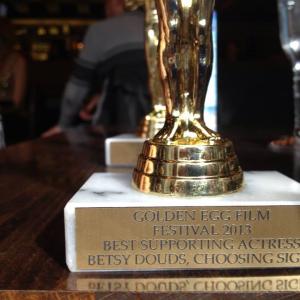 Best supporting actress Tribeca Theater Golden Egg Festival NY NY