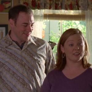 Still of Jackson Douglas and Melissa McCarthy in Gilmore Girls (2000)