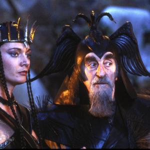 Still of Jeff Corey and Sarah Douglas in Conan the Destroyer 1984