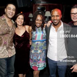 Harry Lennix Albena Dodeva Siedah Garrett Danny Green and Thomas Arklie attend the Mr Sophistication Screening and After Party in Hollywood