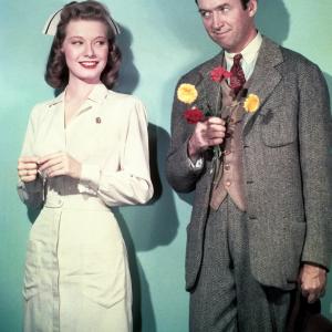 Still of James Stewart and Peggy Dow in Harvey 1950