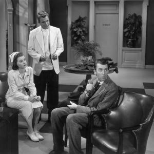 Still of James Stewart Peggy Dow and Charles Drake in Harvey 1950